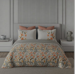 Bedsheets - Premium digital print floral king size soft cotton bedsheets