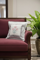 Handblock cushion cover|16×16