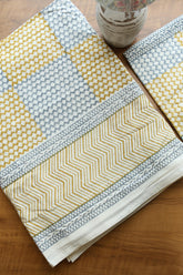 Bedsheets - Super king Mugal premium handblock cotton bedsheets