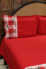 Queen Size Christmas Theme Bedsheet Set - Xmas Edition