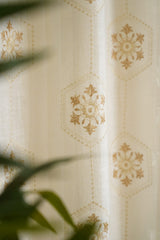 Curtains-Premium embroidered sheer curtains
