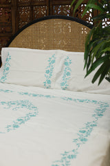 Bedsheets:King premium hand embroidered bedsheets HEK