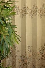 Curtains:English floral printed curtains(sheer and opaque)
