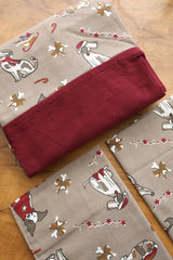 Bedsheets - King daily use border bedsheets