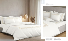 Bedsheets - King Premium machine embroidery bedsheets Sansaar : Saembro orgins