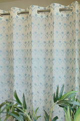 Curtains -Premium embroidered sheer curtain