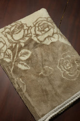 Premium Floral Bath Towel – amber