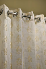 Curtains-Premium embroidered sheer curtains