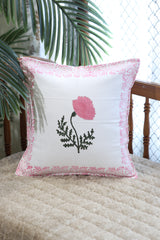 Handblock cushion cover 16×16 inches