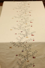 Table cloth - 6 seater embroidery and printed