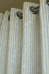 Curtains-Opaque self designer curtains