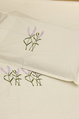 Bedsheets - Queen Premium Machine embroidery bedsheets MEQ