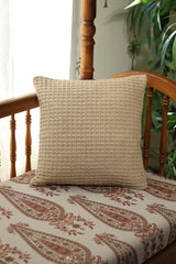 Waffle Weave Textured Cushion Cover