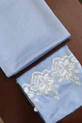 Bedsheets-Queen Silky lace bedsheets