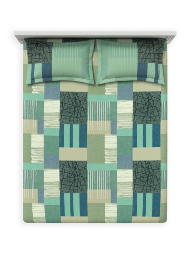 Bedsheets - Queen premium soft cotton bedsheet Digital print DD