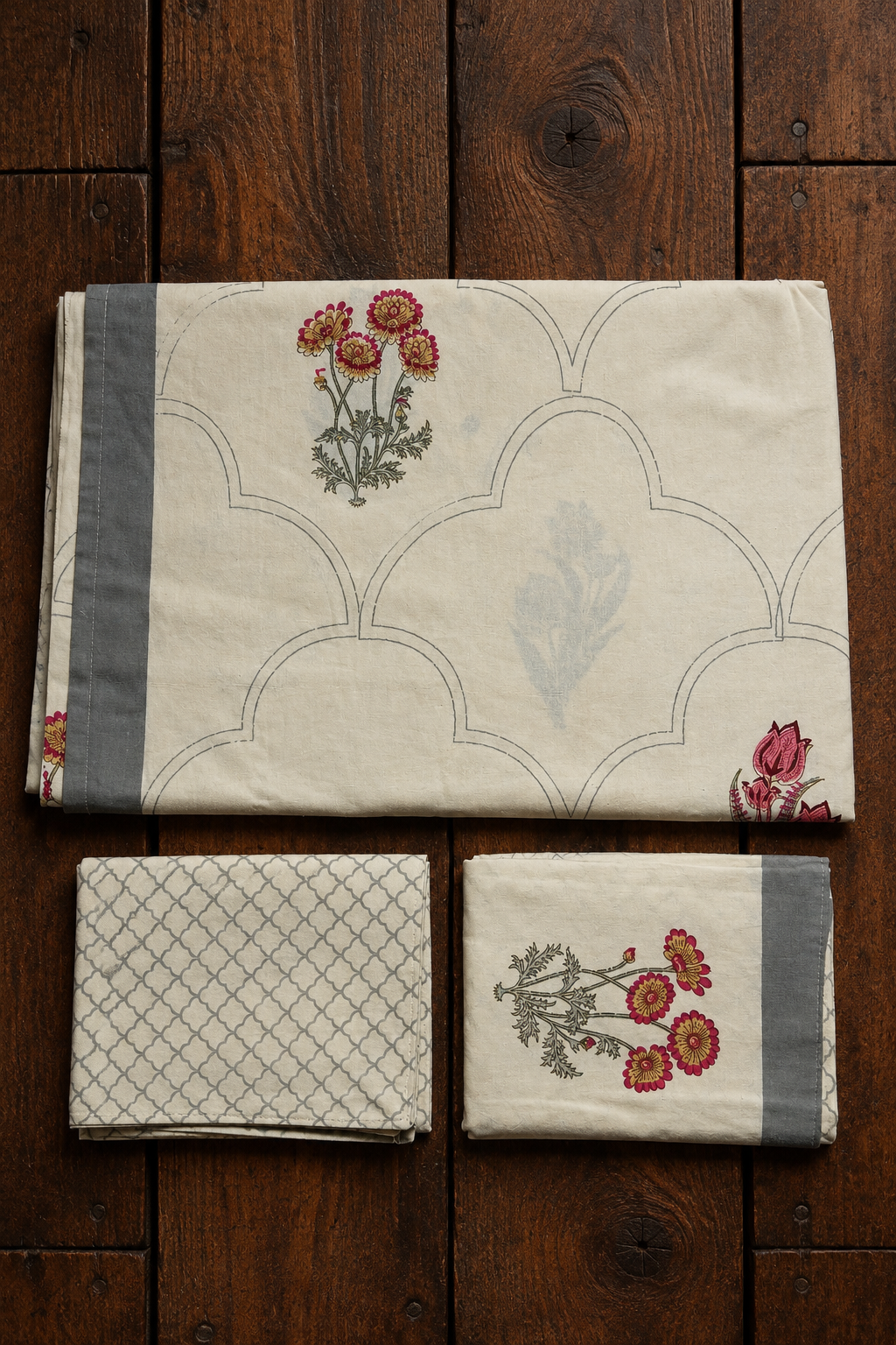 Bedsheets - Queen handblock printed bedsheets
