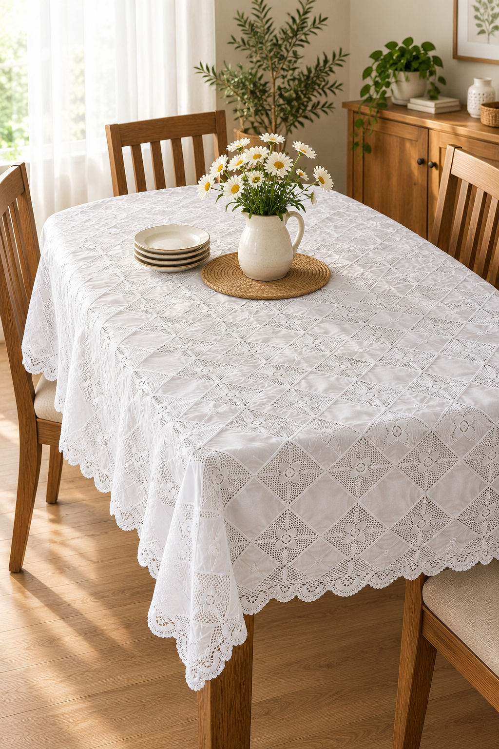 Table cloths - 6 seater crochet