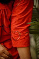 Kurti : Red Hearts Dress