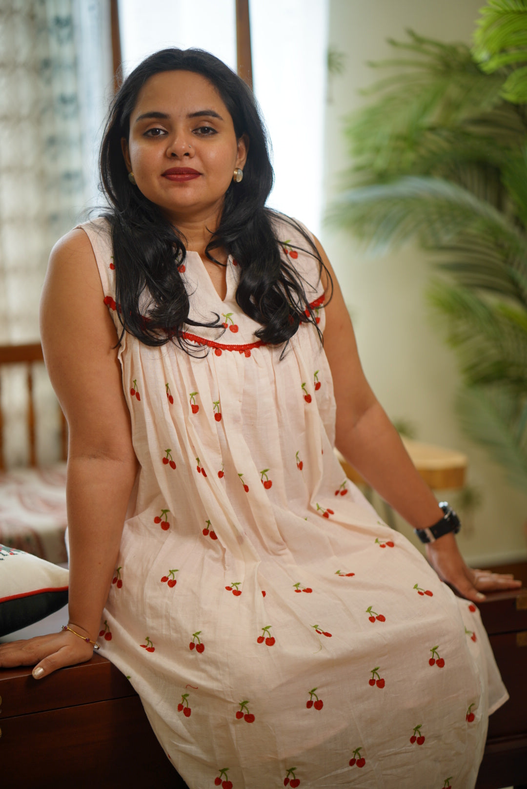 Powder Pink Dress : Cherry's and  berry's