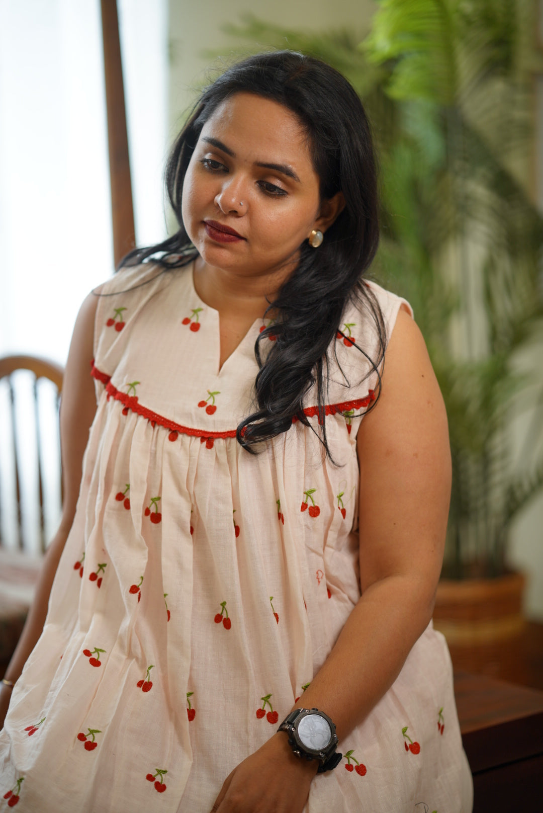 Powder Pink Dress : Cherry's and  berry's