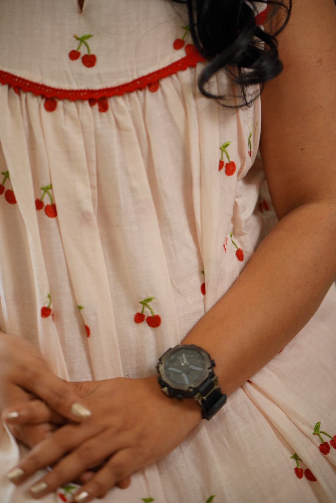 Powder Pink Dress : Cherry's and  berry's