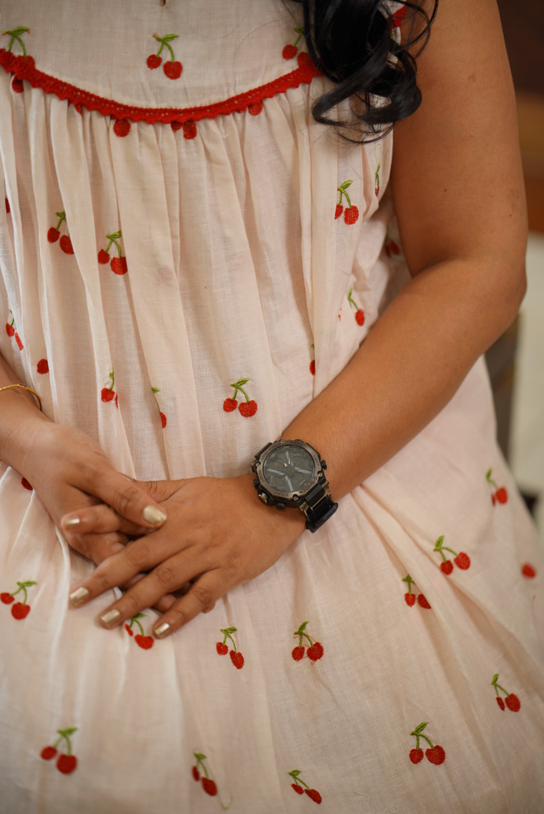 Powder Pink Dress : Cherry's and  berry's