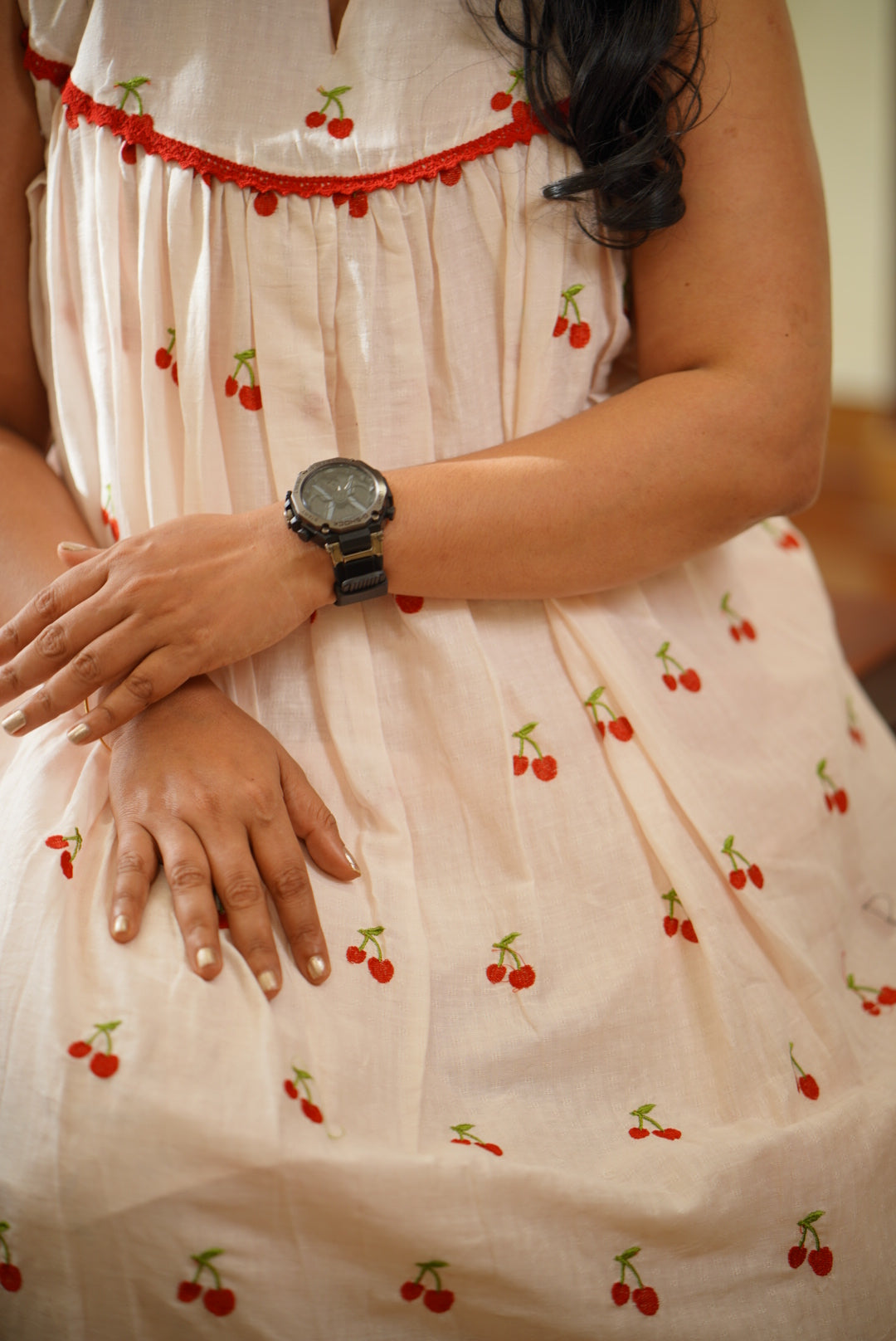 Powder Pink Dress : Cherry's and  berry's