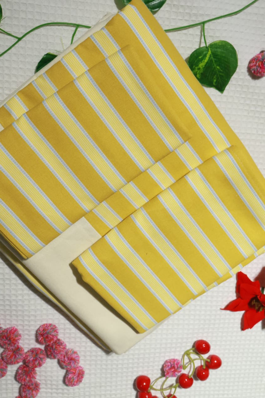 King Size | Border Cotton Bedsheet