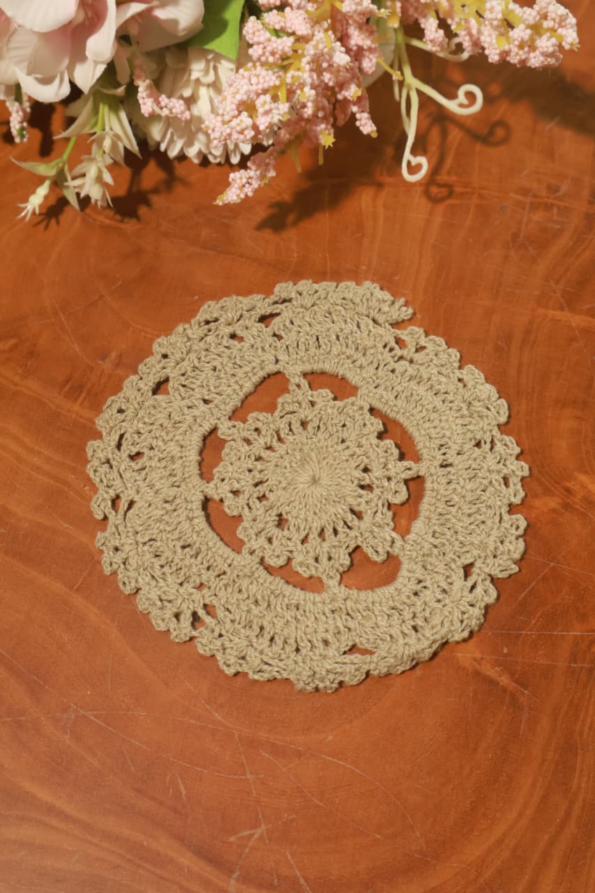 Tea Coaster | round | Crochet
