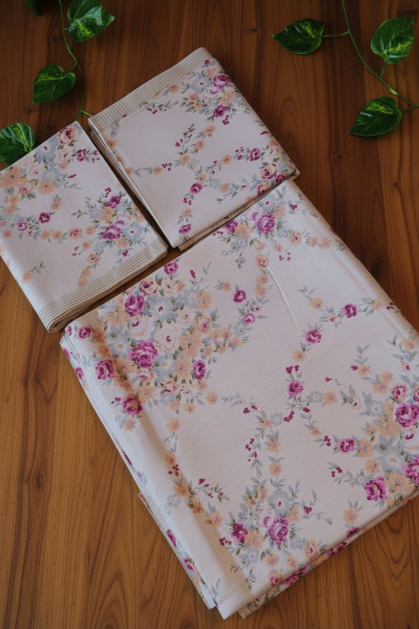 Bedsheets-King English floral bedsheets EF