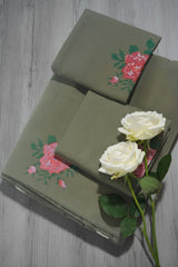 Superking Cross stitch bedsheet