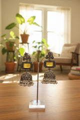 Oxidised earrings
