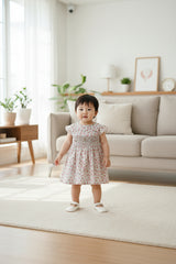 Kids smocked dress 18-24 months - Xmas collection