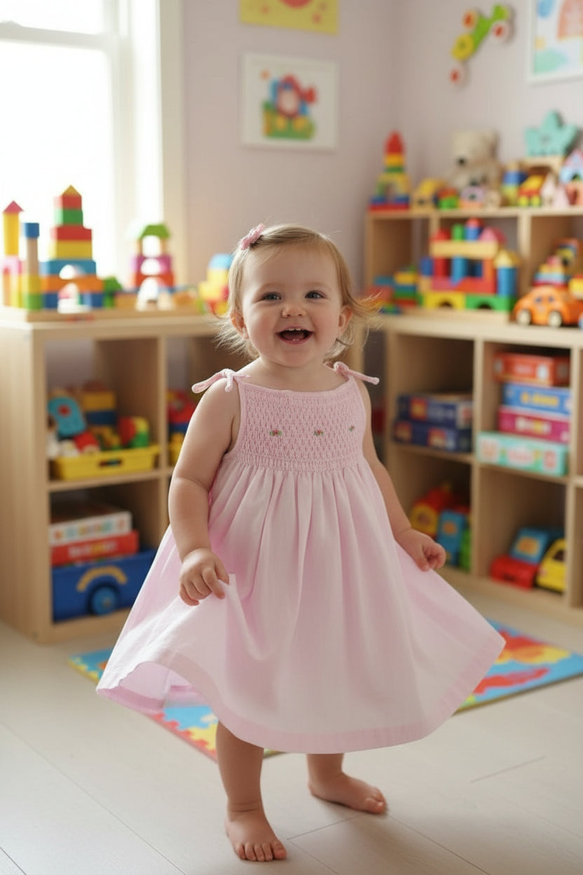 Kids smocked dress 18-24 months