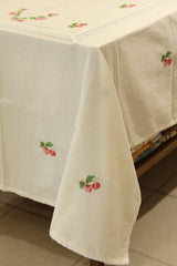 Table cloths-8 seater cross stitch embroidered