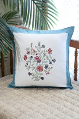 Handblock cushion cover 16×16 inches