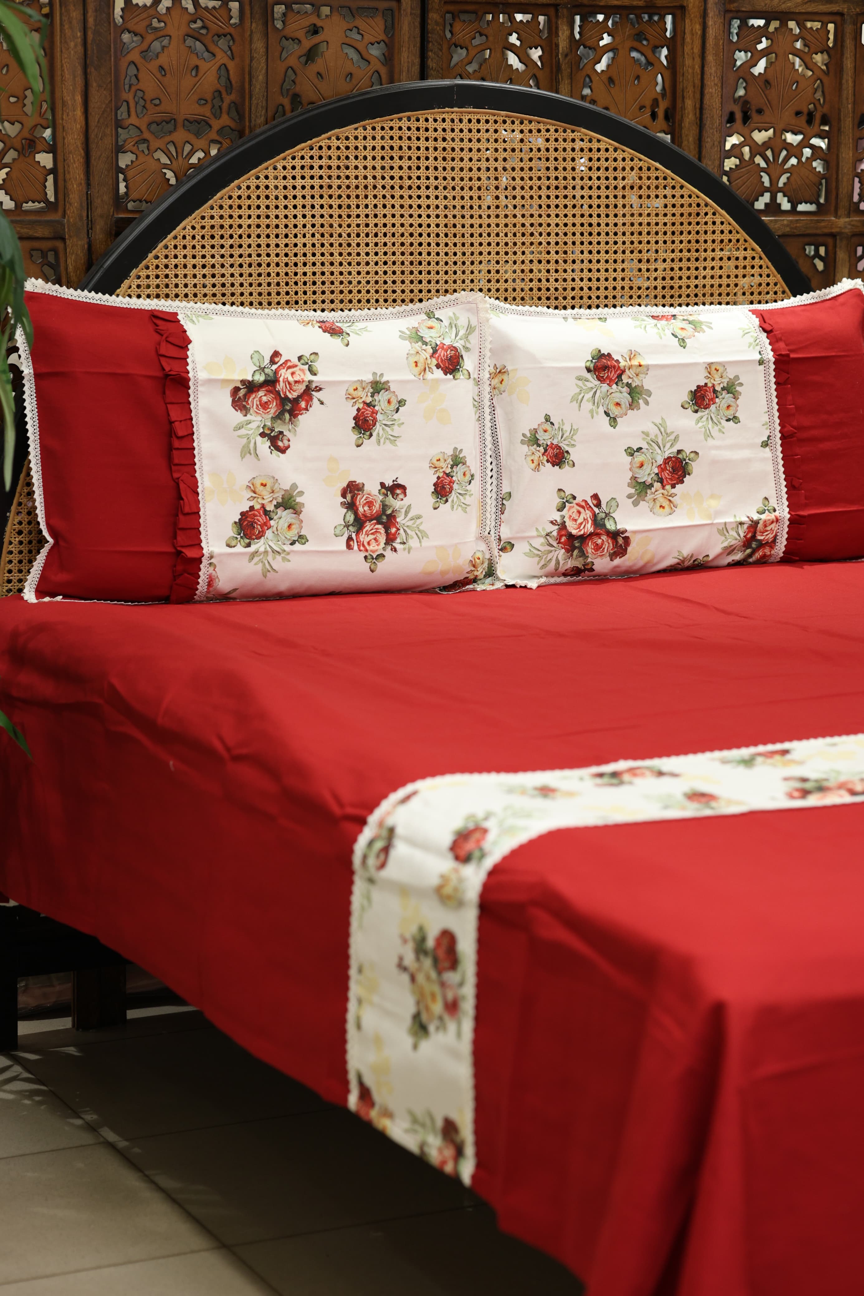 Queen Size Christmas Theme Bedsheet Set - Xmas Edition
