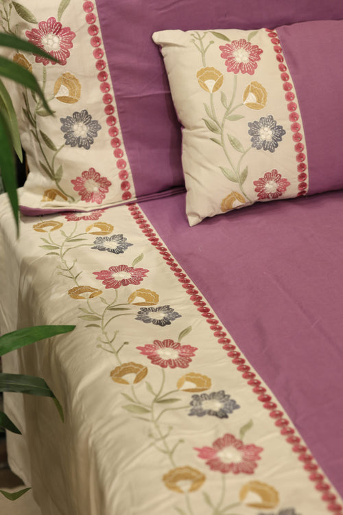 Full bedding set - King Premium embroidery 5 pcs set
