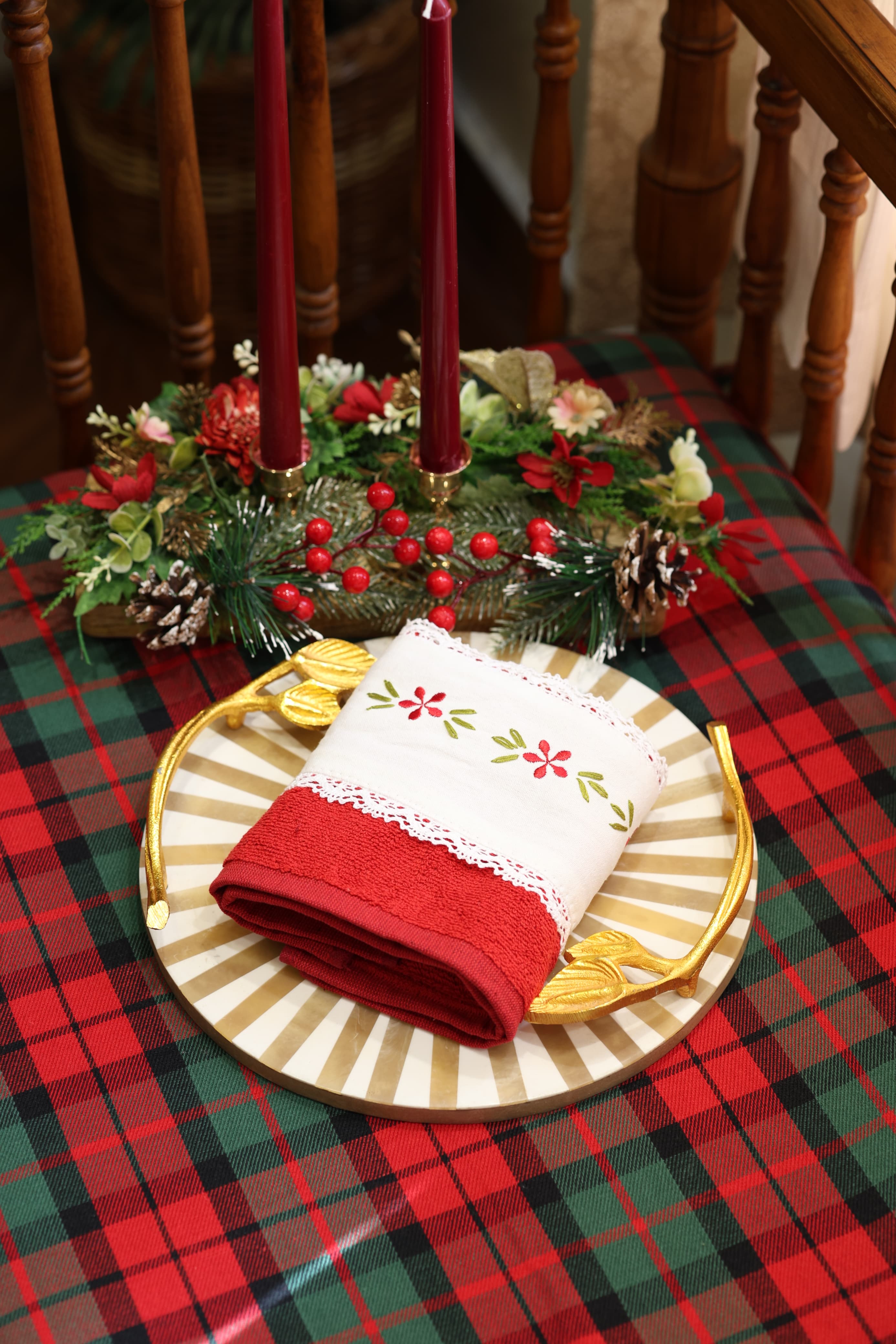 Towels Embroidery Turkey towels Xmas edition