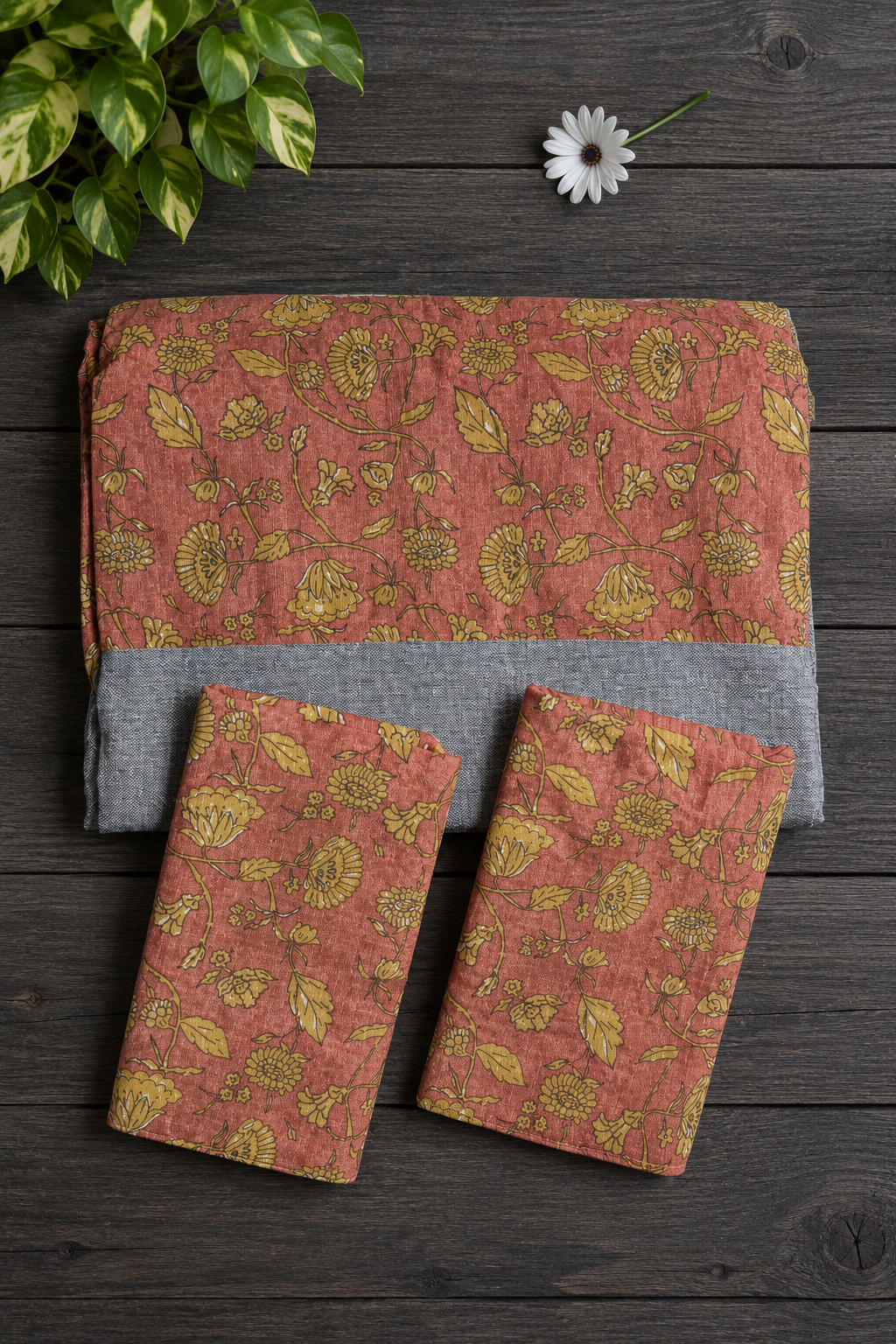 Bedsheets - King daily use border bedsheets