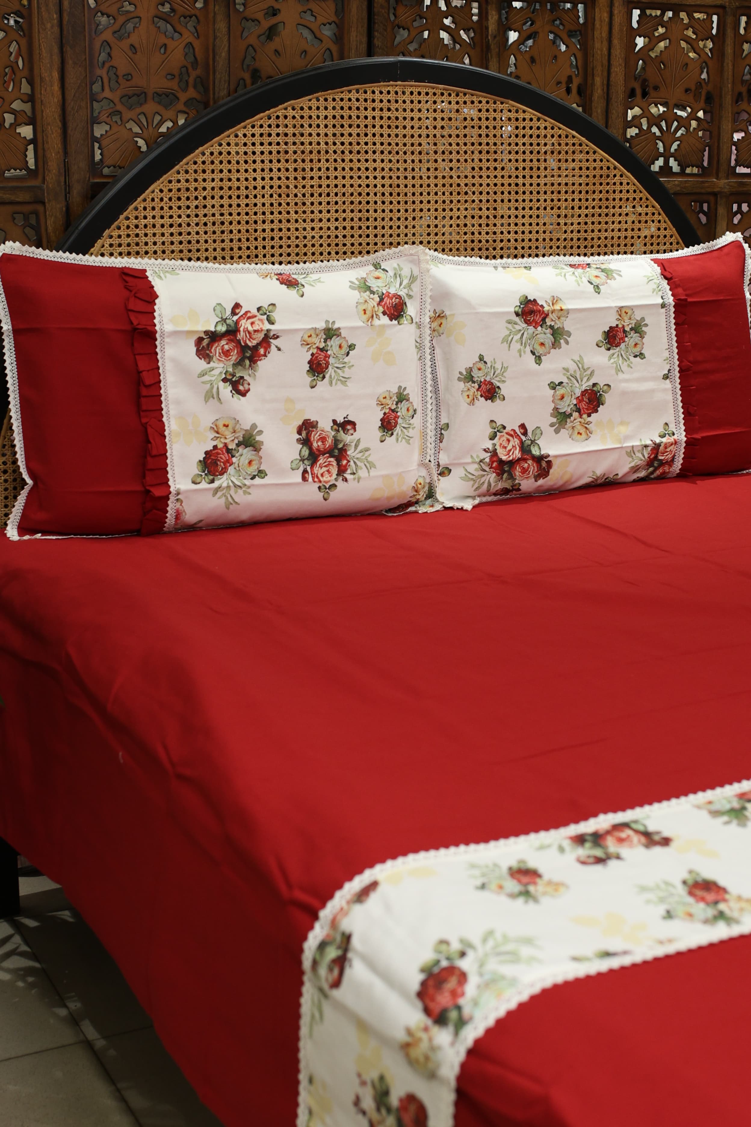 Queen Size Christmas Theme Bedsheet Set - Xmas Edition