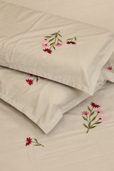 Bedsheets - Queen Premium Machine embroidery bedsheets MEQ