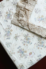 Bedsheets - Premium King soft cotton lace bedsheets majestic