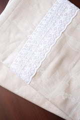 Bedsheets - King satin cotton lace bedsheets