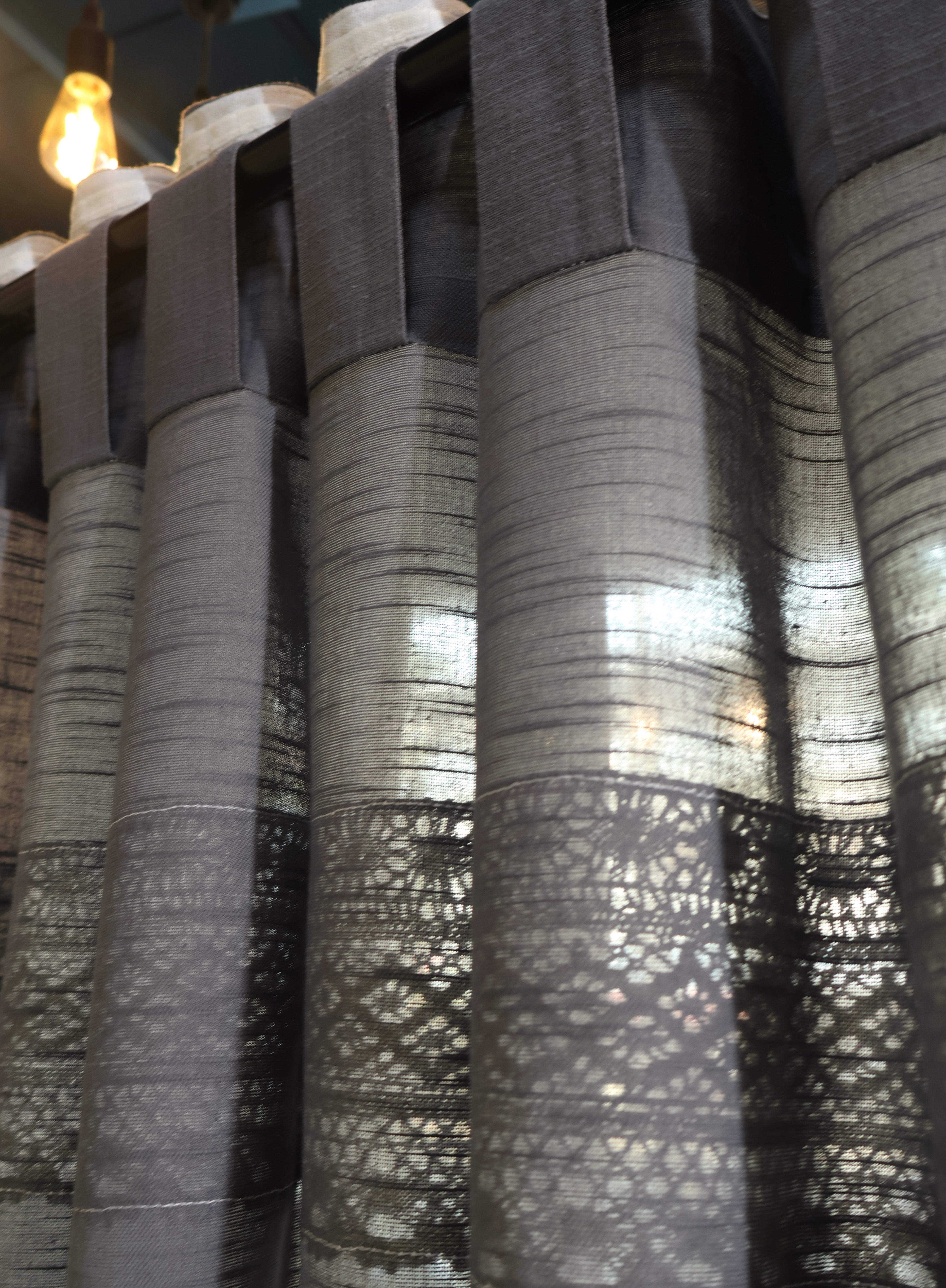 Curtain : Opaque Back tab curtains
