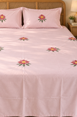 Bedsheets - King Premium Machine embroidery bedsheets MEK