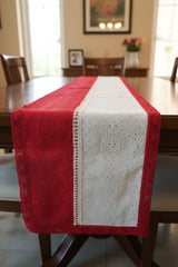 Table runner : 6 seater𝙻𝚎𝚗𝚐𝚝𝚑 𝟾𝟻 inch