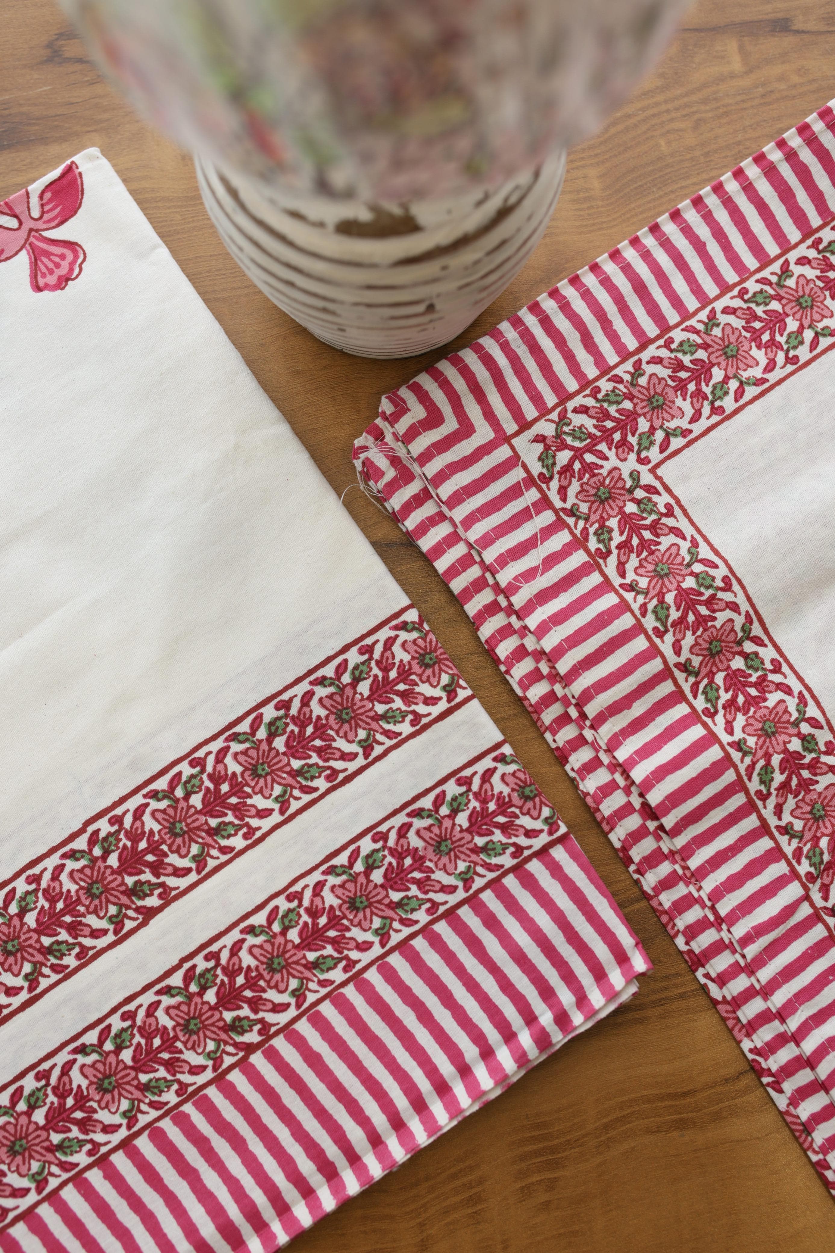 Bedsheets - Single handblock bedsheets