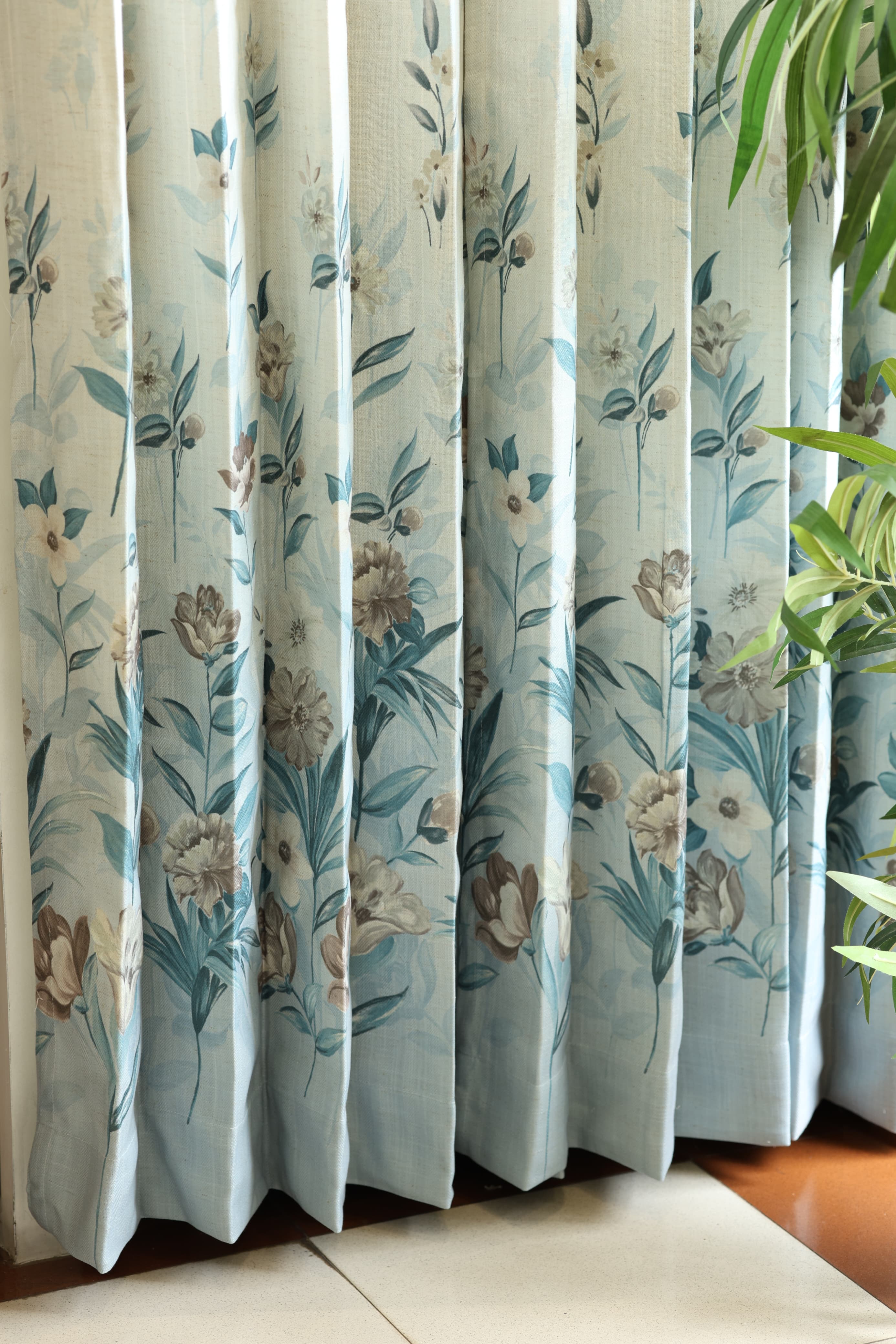 Curtains English floral printed curtains (sheer and opaque) prebooking