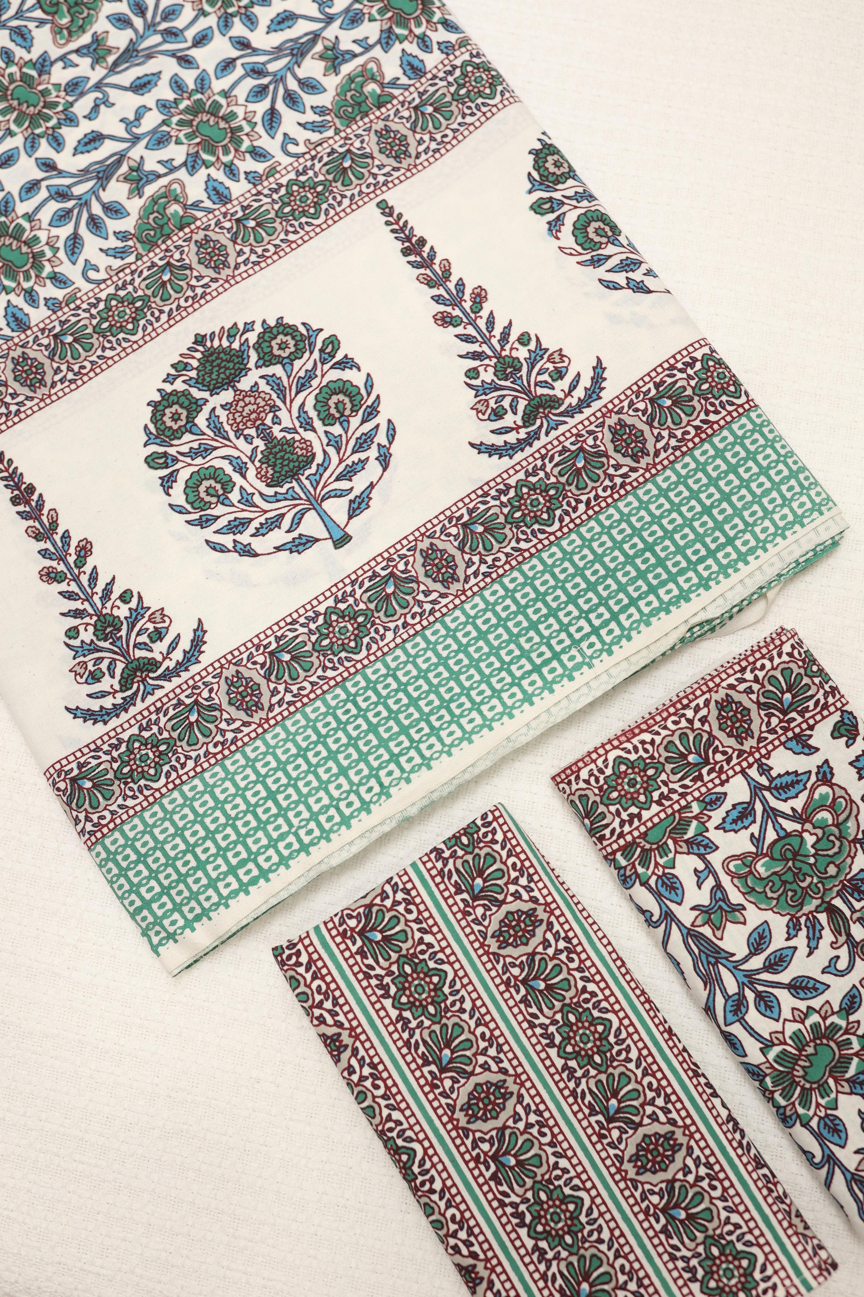 Bedsheets- Queen handblock bedsheets